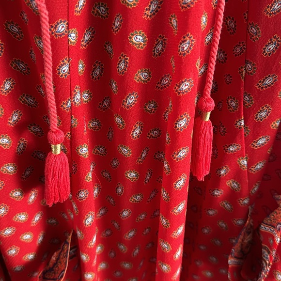 Free People Red Dress With Pockets - Picture 3 of 9